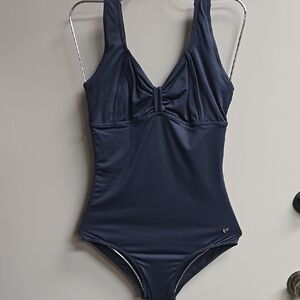 Elegant Navy One-Piece Swimsuit